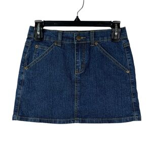 Daniel's Jeans Mini Jean Skirt Womens Size S Denim Blue